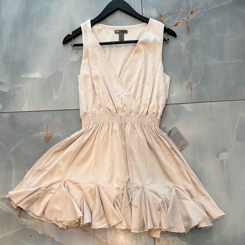 Nordstrom Cream Sleeveless Dress